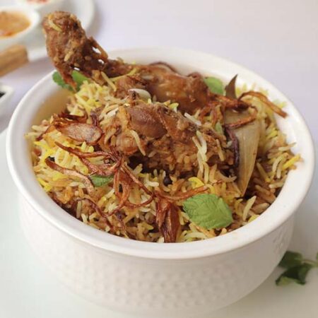 Hyderabadi Dum Chicken Biryani